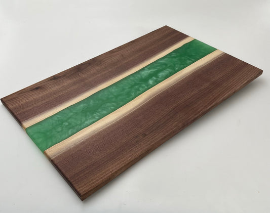 Epoxy Cutting Board (Persian Green)